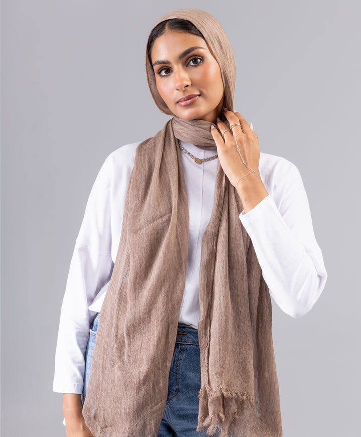 Marble Linen Scarf