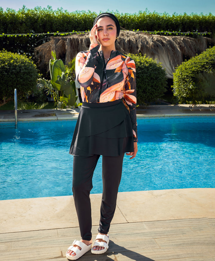 Sunset Bloom Full Burkini