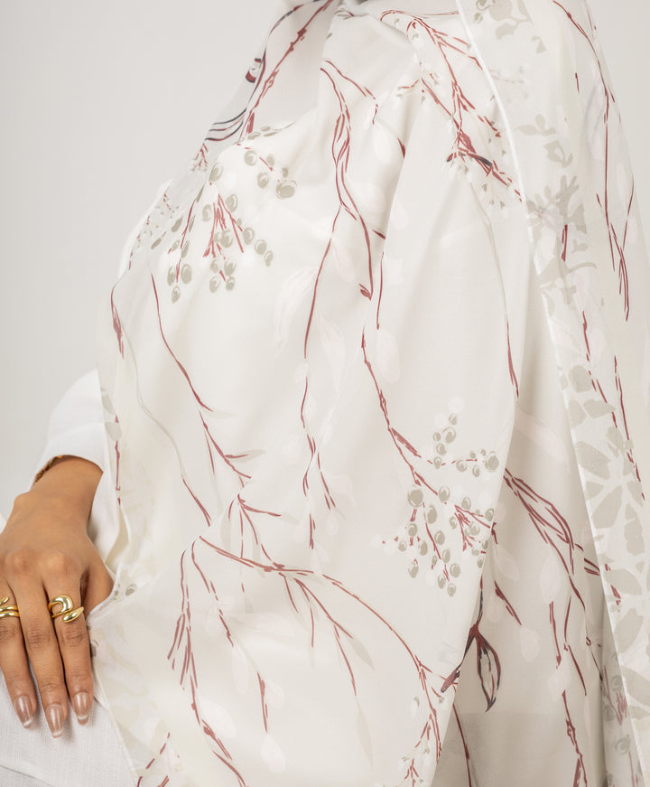 Botanical Chiffon Scarf