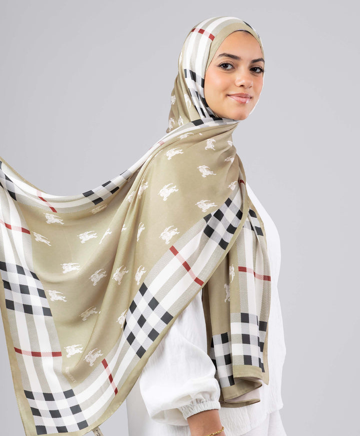 Vintage Luxury Silk Scarf