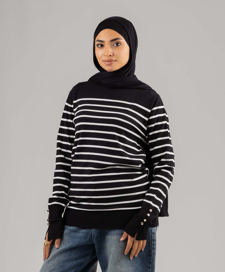 Striped Soft Pullover