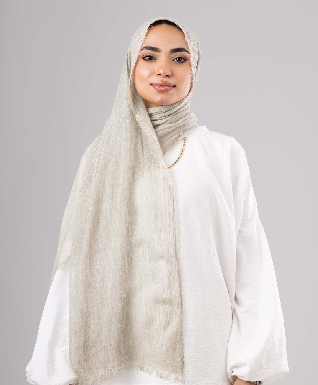 Gloomy Linen Marble Scarf