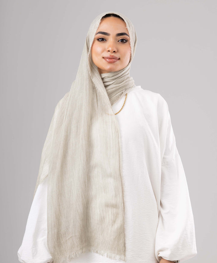 Gloomy Linen Marble Scarf