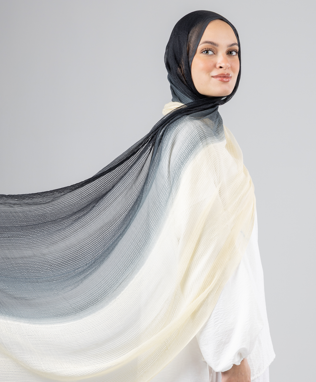 Soft Gradient Cotton Scarf