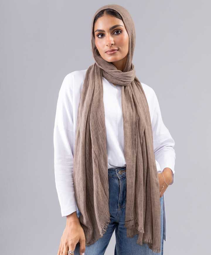 Marble Linen Scarf