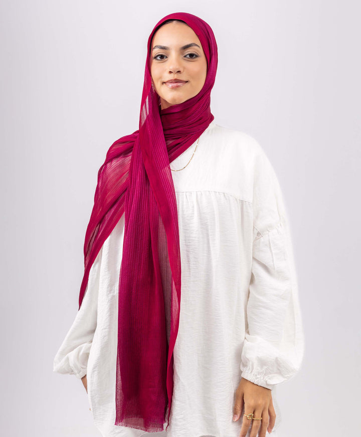 Striped Soft Linen Scarf