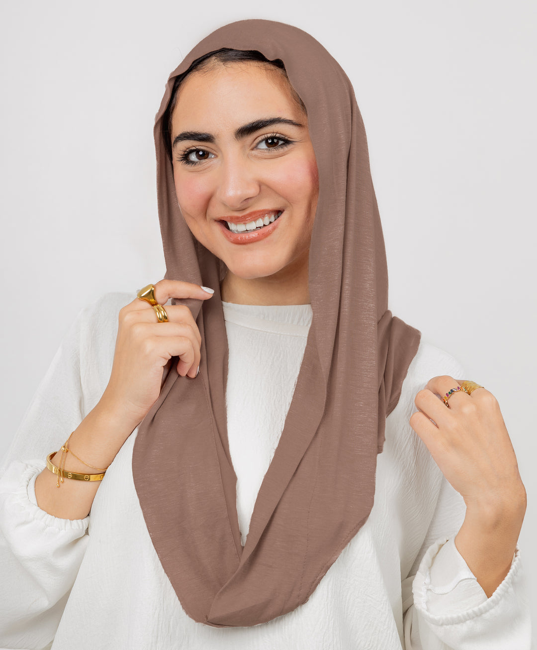 Easy Closed Wrap Scarf