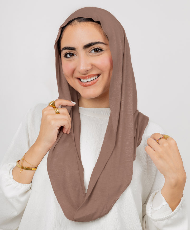 Easy Closed Wrap Scarf