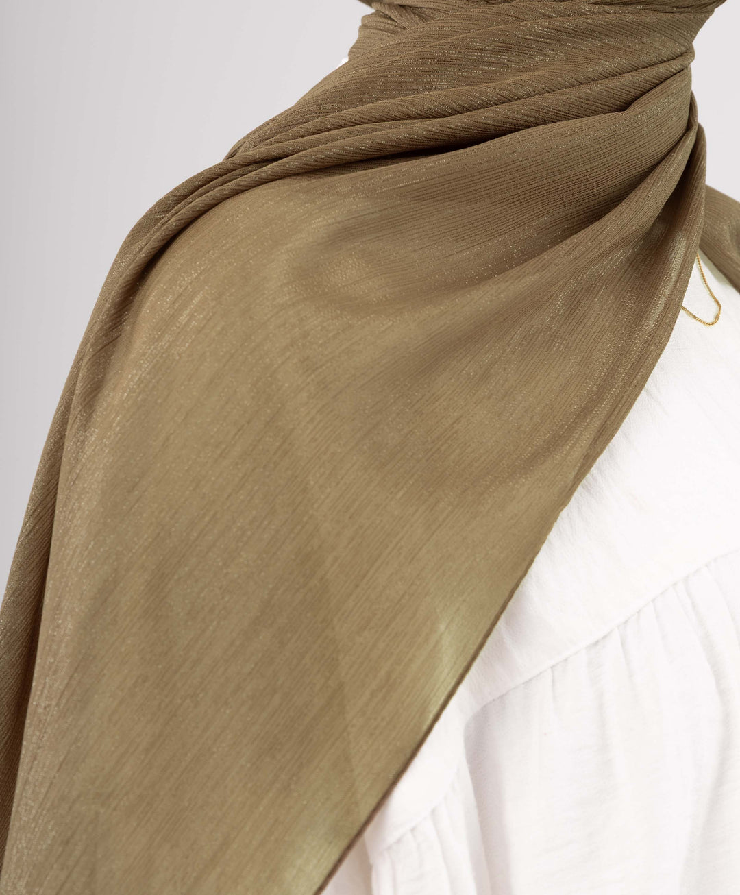 Glittery Chiffon Scarf