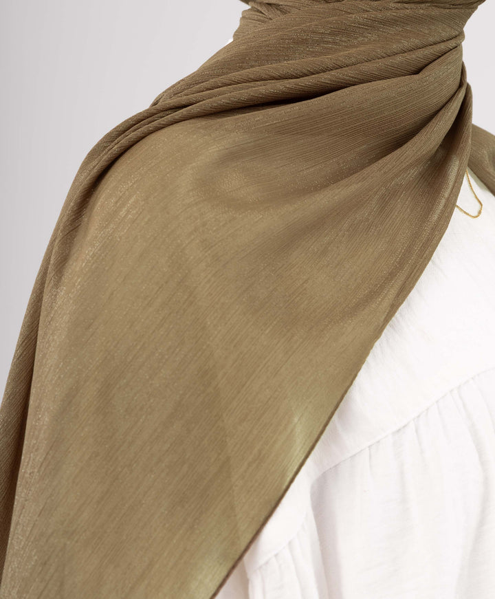 Glittery Chiffon Scarf