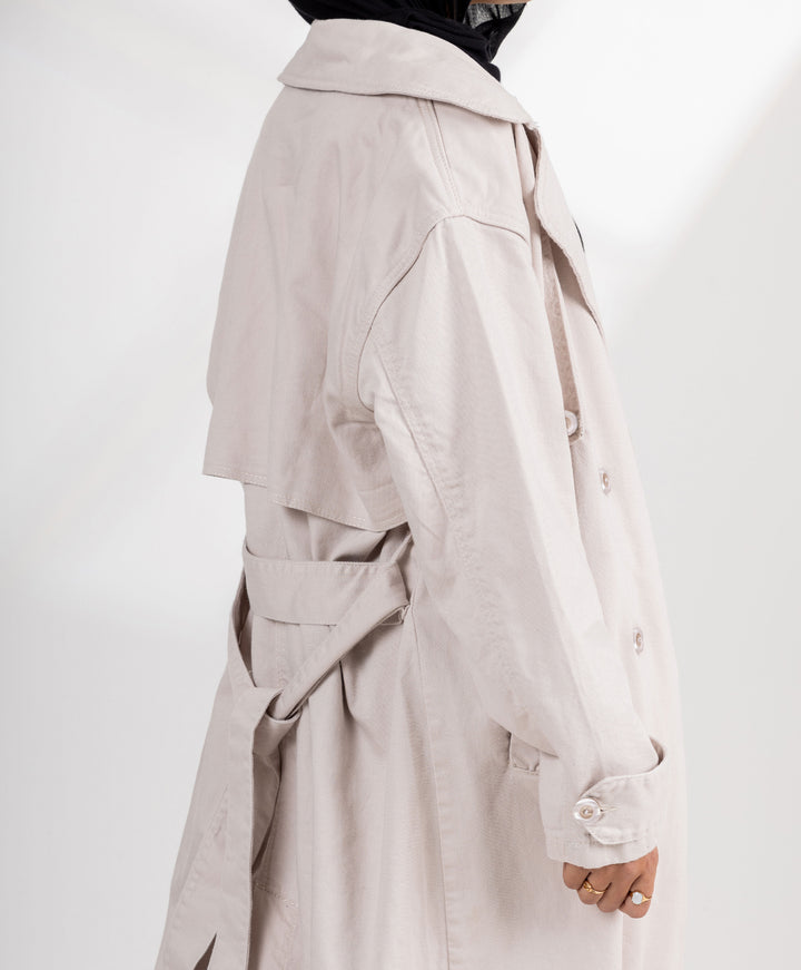 Gabardine Trench Coat