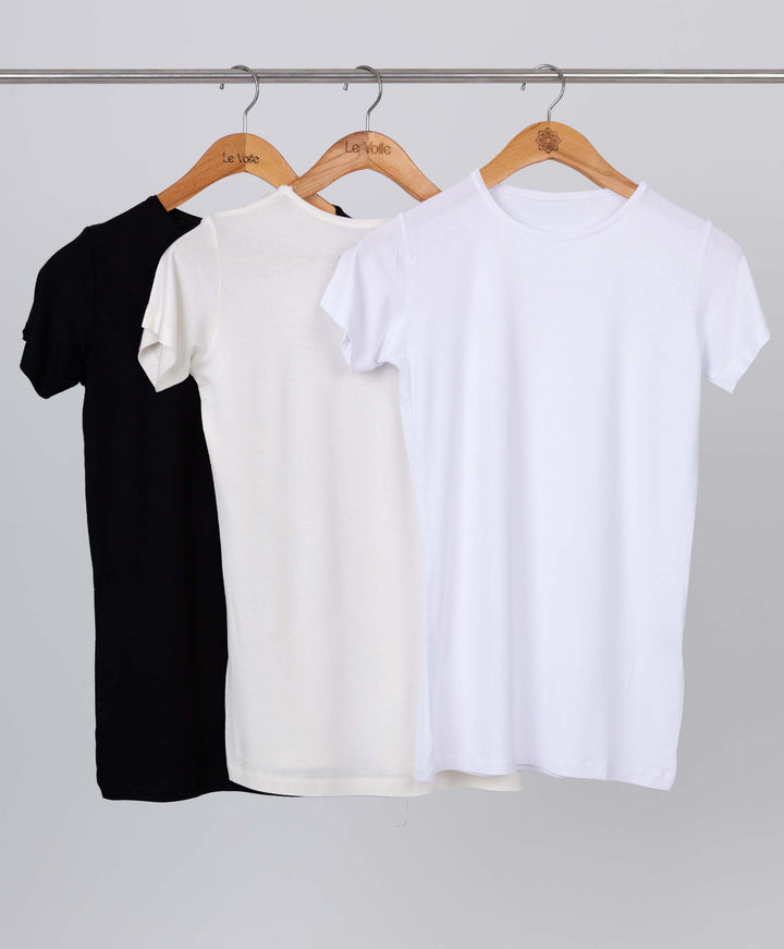 Half Sleeves Round Neck