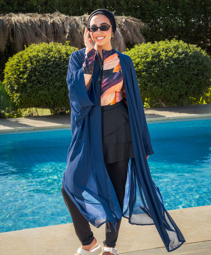 Plain Chiffon Kimono
