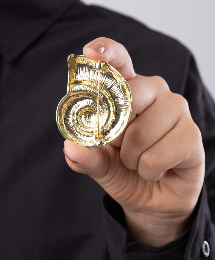 Nautilus Brooch