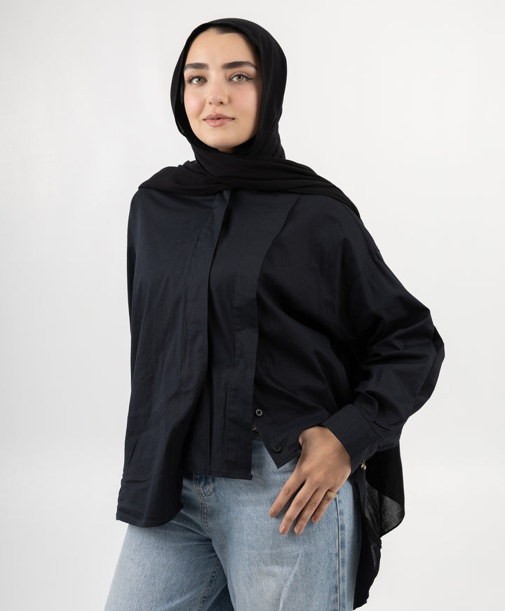 Step Poplin Shirt