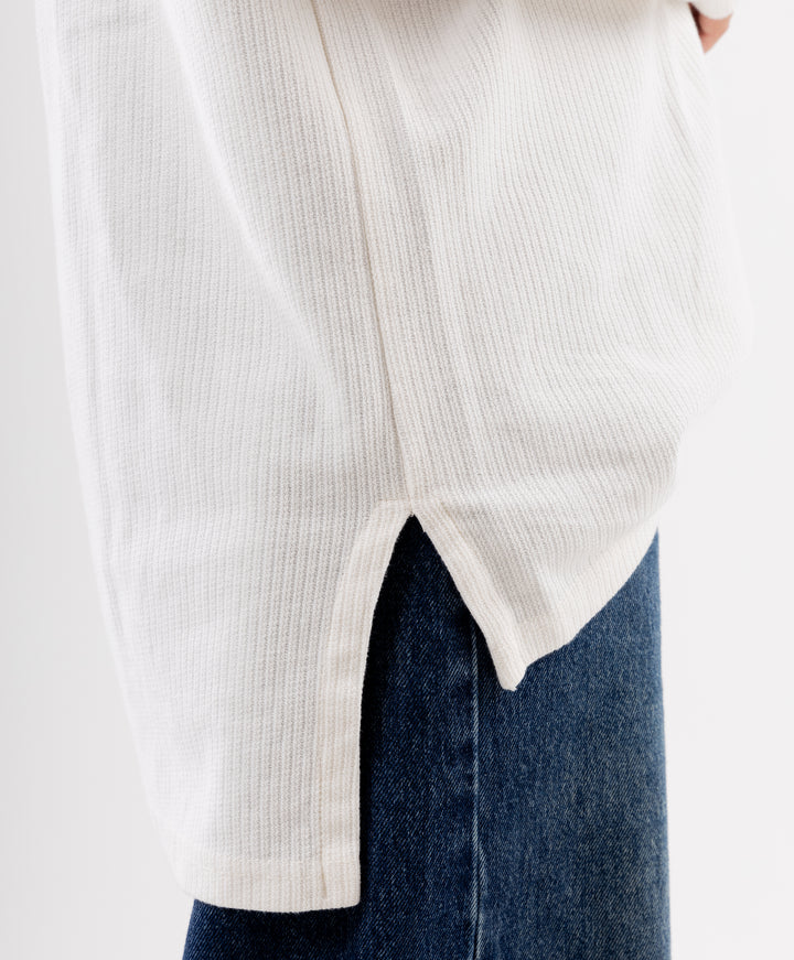 Ribbed Fluffy Shirt