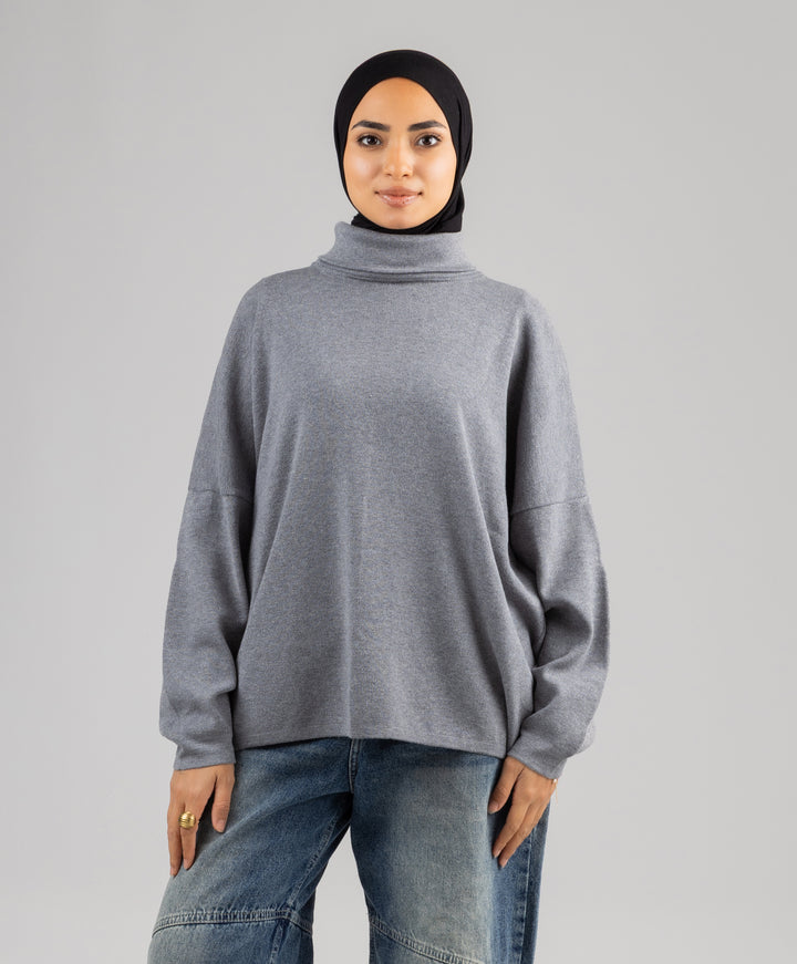 High Neck Pullover