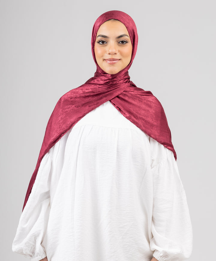 Glossy Satin Scarf