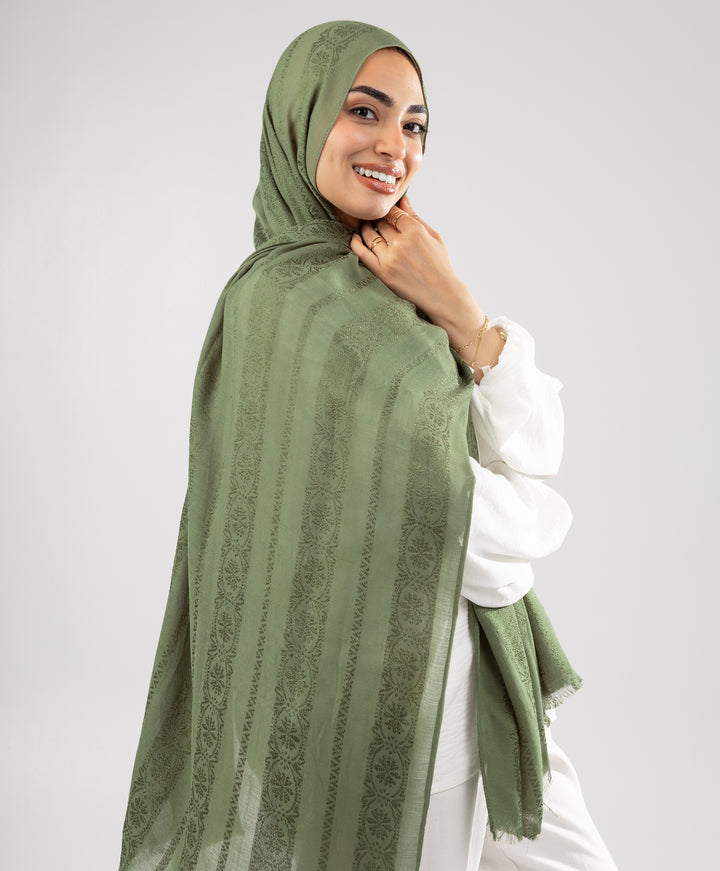 Majestic Linen Scarf