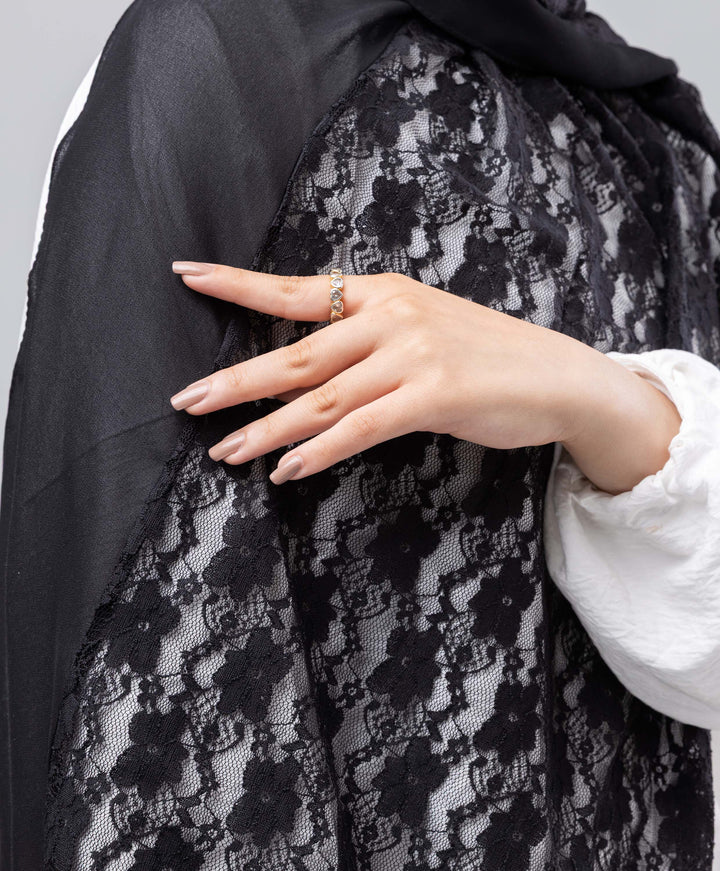 Lace Chiffon Scarf