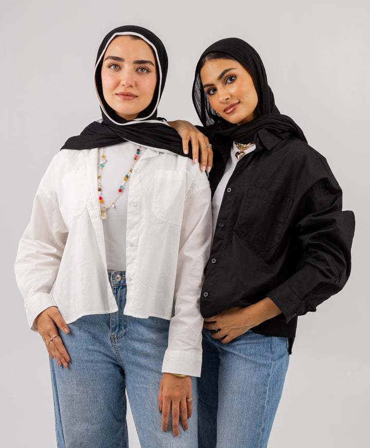 Basic Short Poplin Shirt