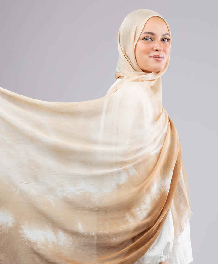 Soft Tie Dye Cotton Scarf