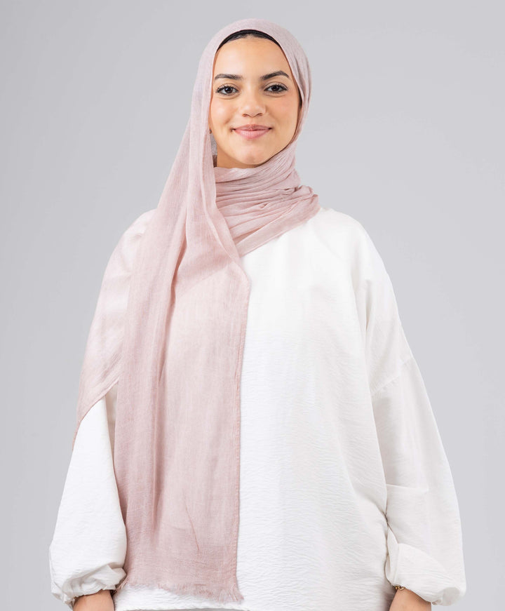 Bamboo Cotton Crushed Scarf