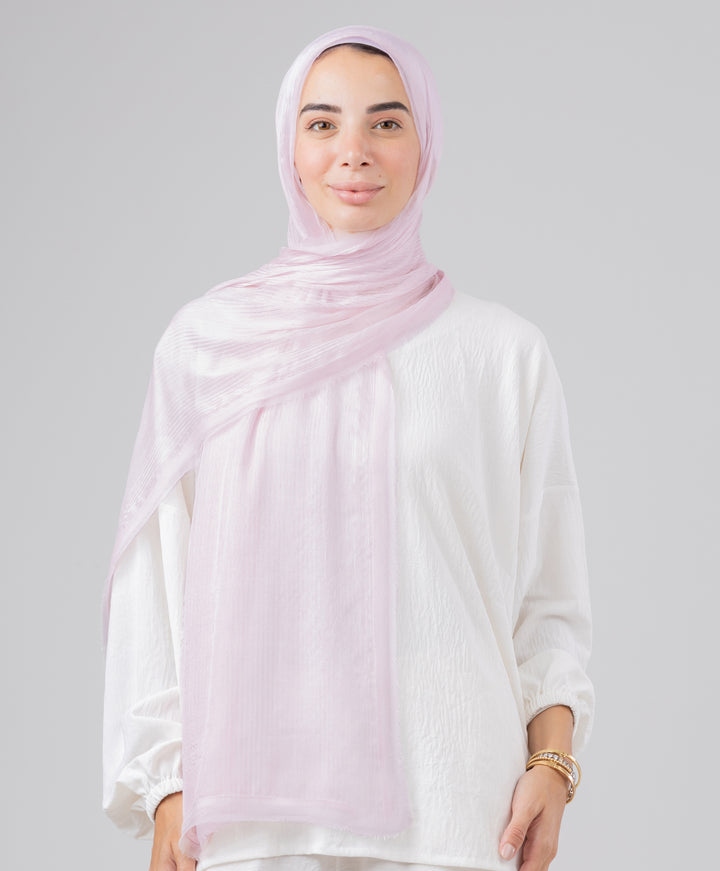 Silk Linen Line Scarf
