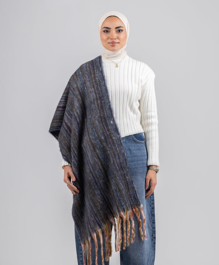 Boho Winter Shawl