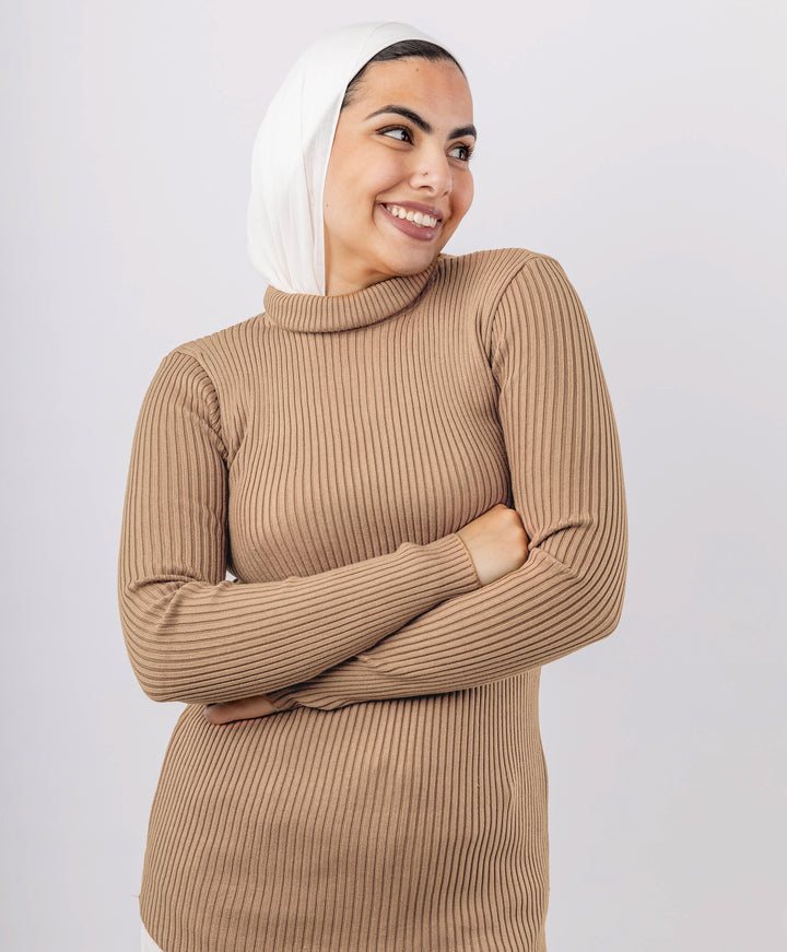 Ribbed Basic Pullover