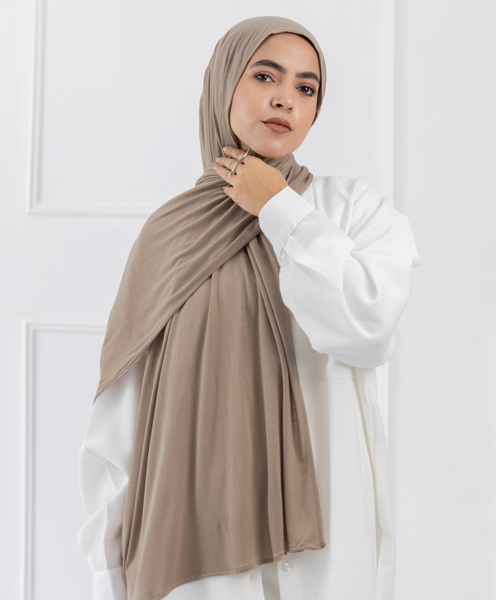 Plain Cotton Lycra Scarf