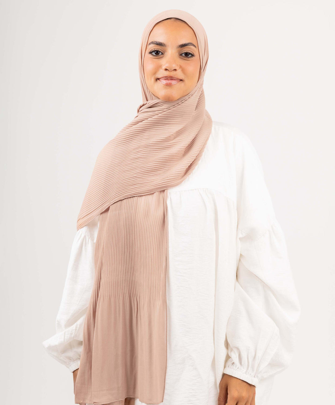 Pleated Chiffon Scarf