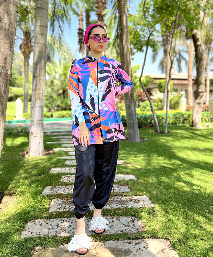 Printed Modest Burkini