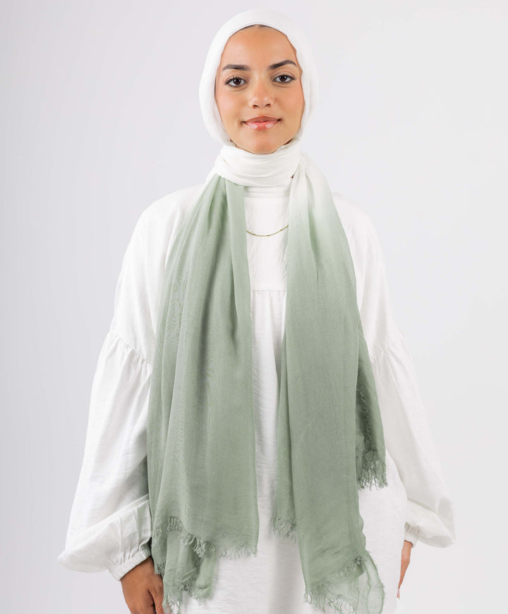 Gradient Cotton Scarf