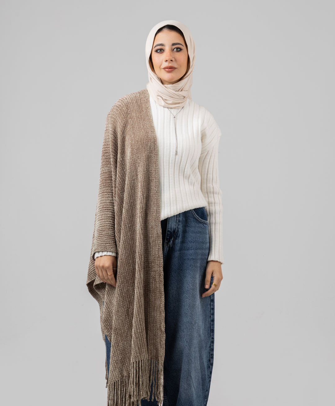 Knitted Winter Shawl