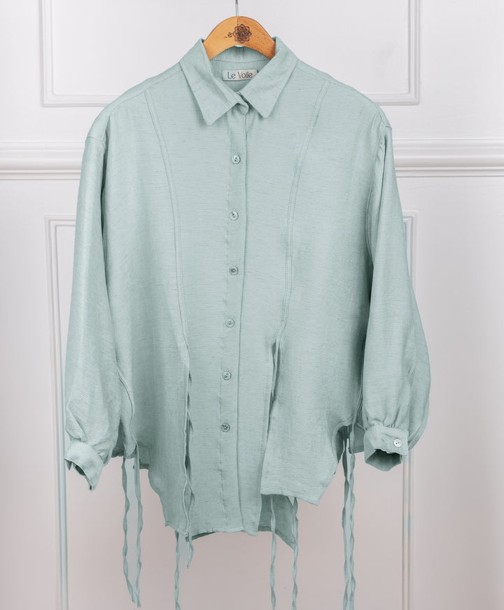 Tassel Linen Shirt