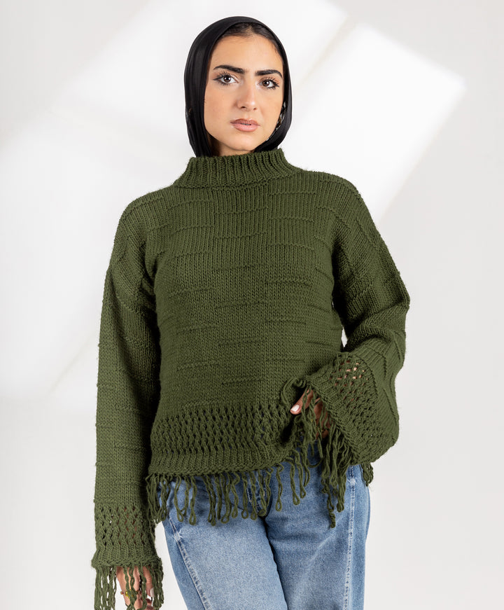 Fringy Pullover