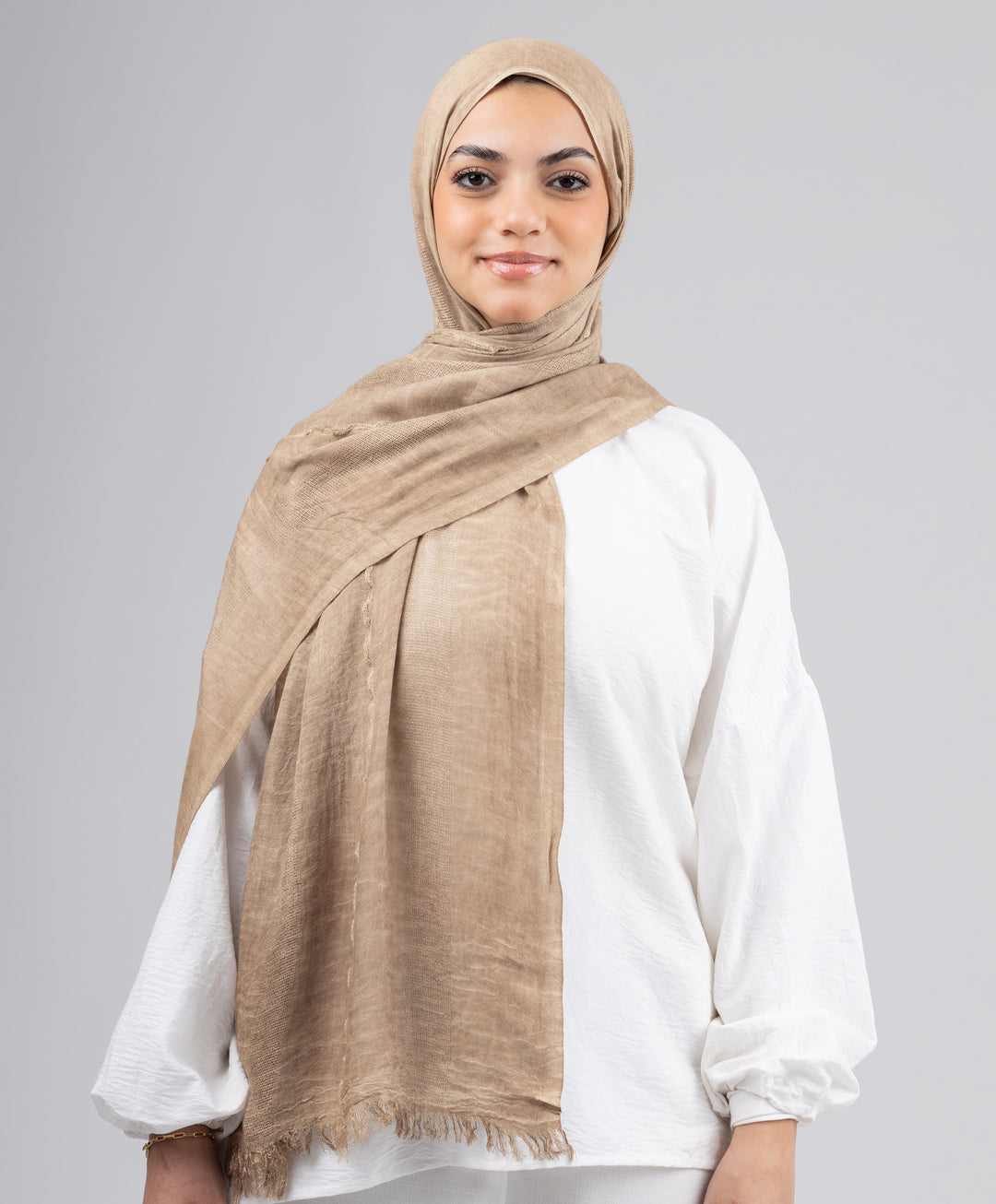 Soft Linen Marble Scarf