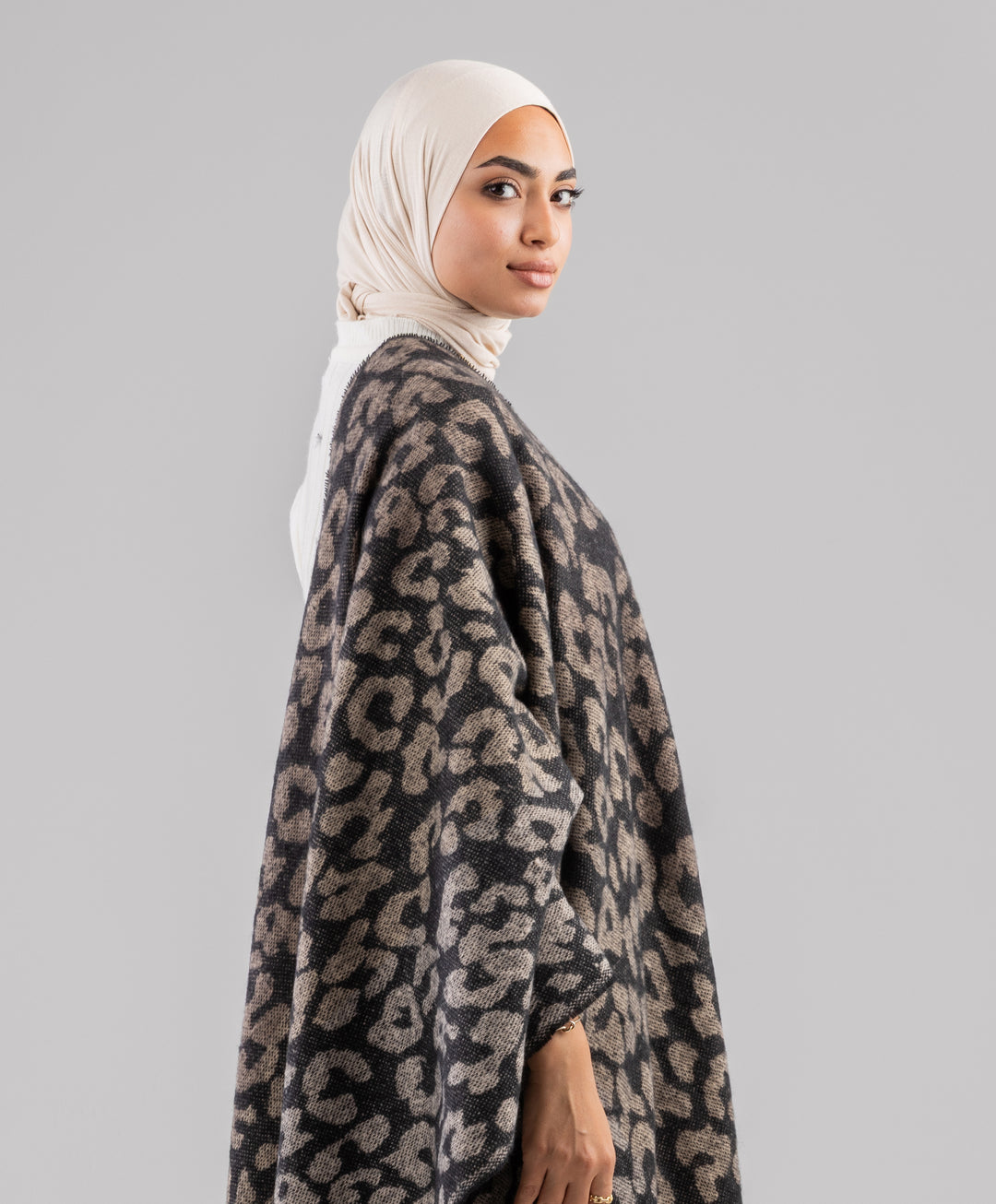 Leopard Winter Shawl