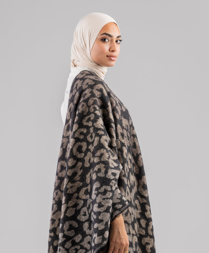 Leopard Winter Shawl