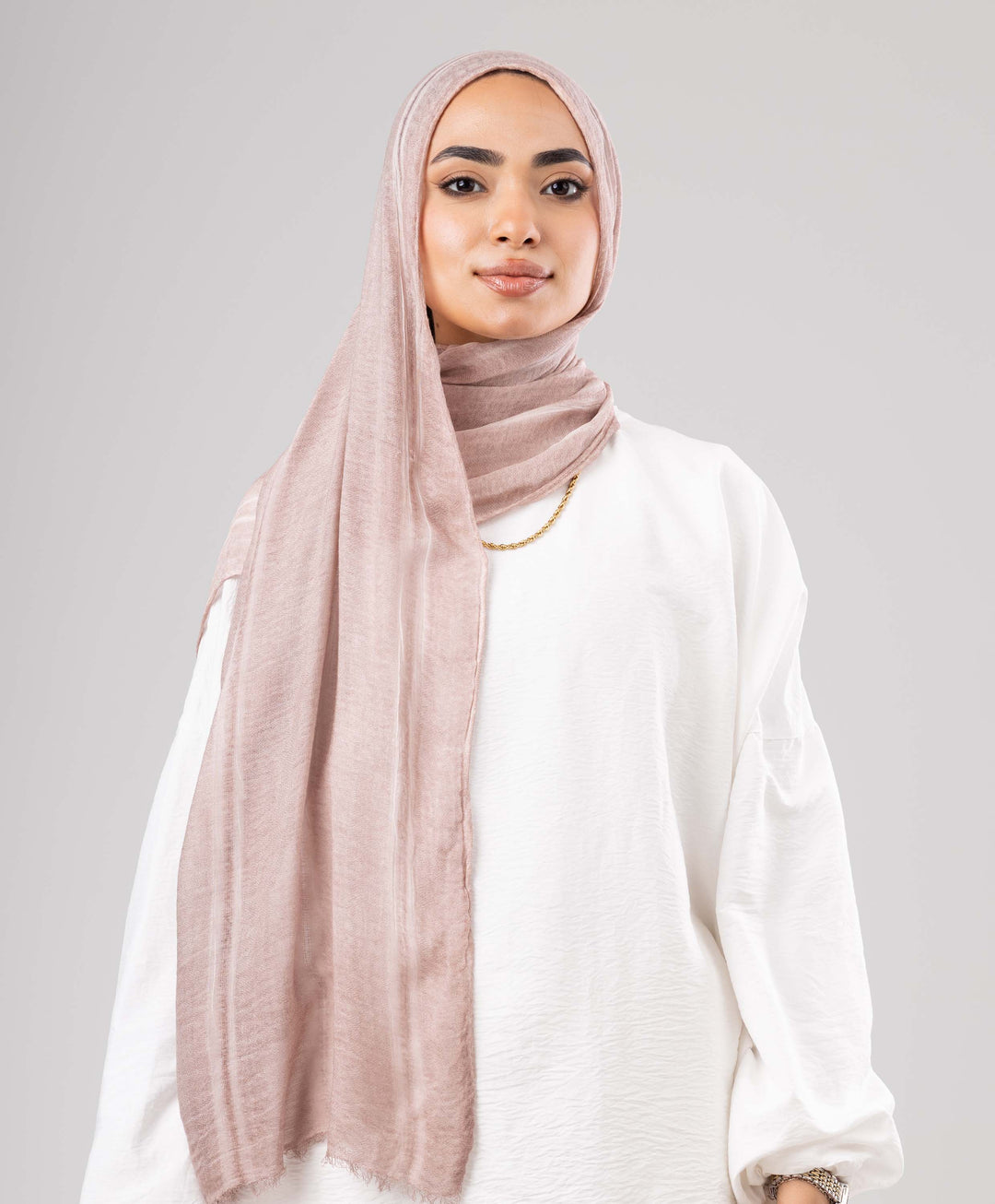 Hazy Linen Marble Scarf