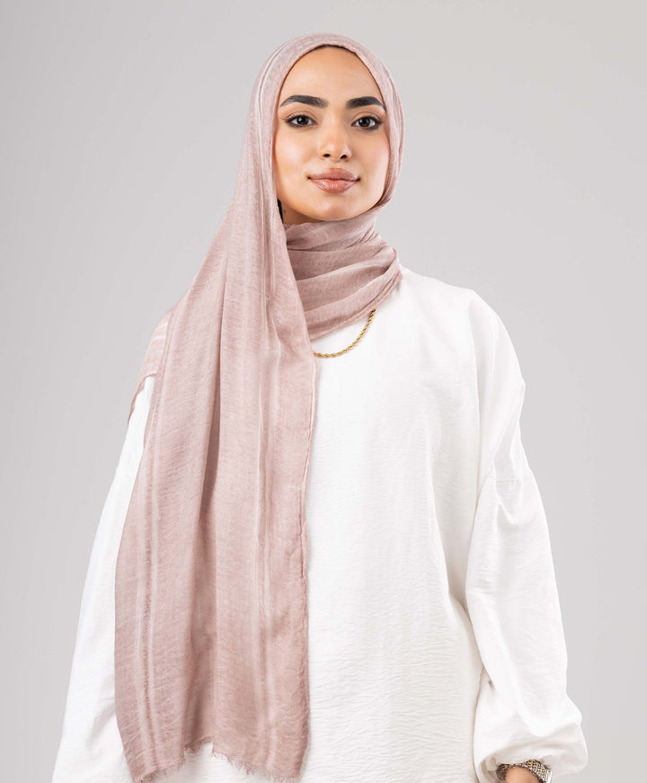 Hazy Linen Marble Scarf