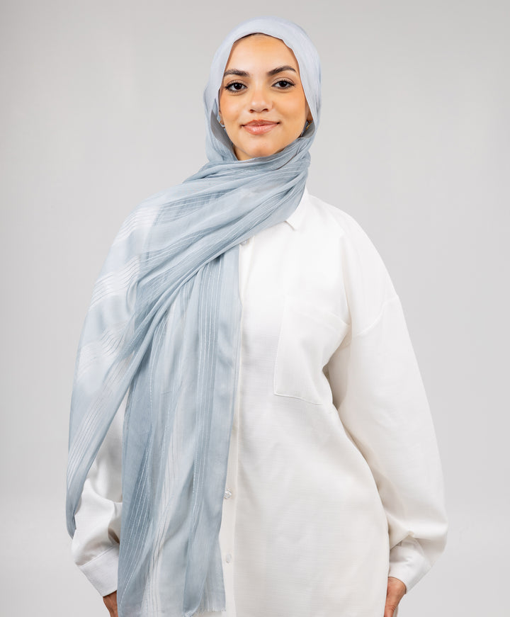 Striped Linen Scarf
