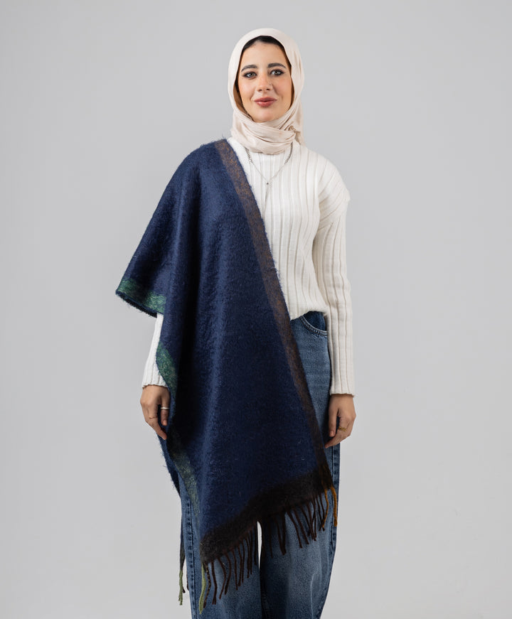 Painterly Winter Shawl