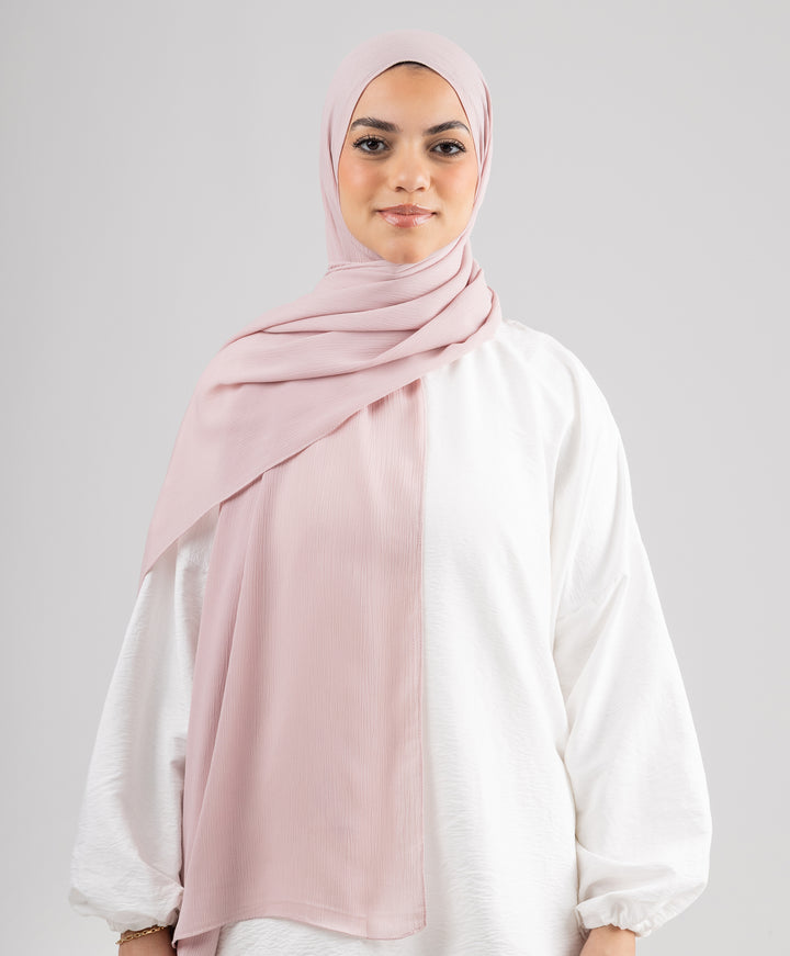 Pure Chiffon Crinkle Scarf