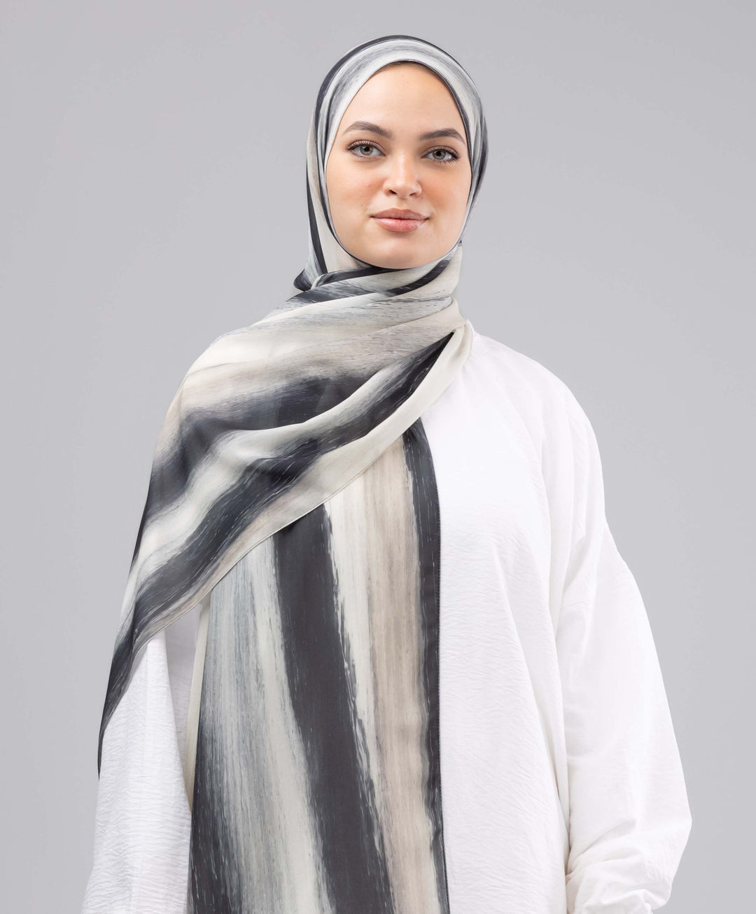 Lunar Flow Chiffon Scarf