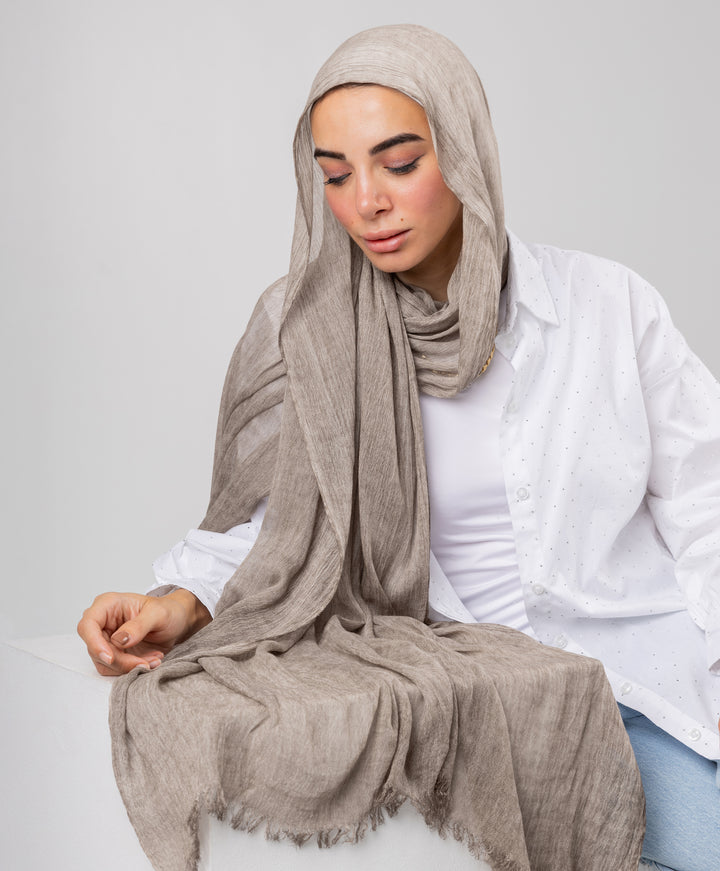 Marble Linen Scarf