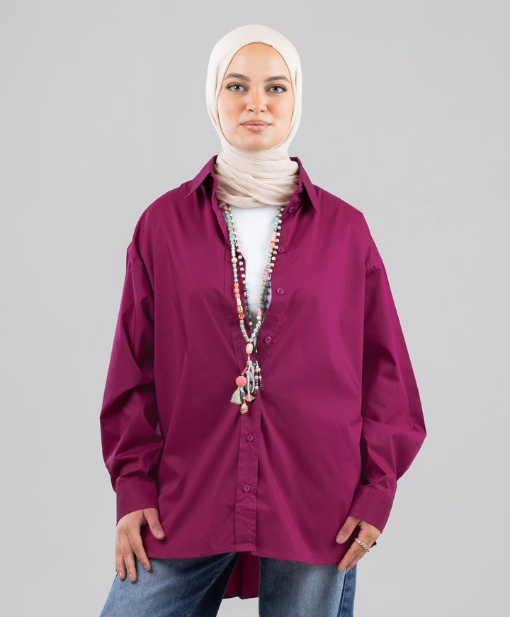 Oversized Poplin Shirt