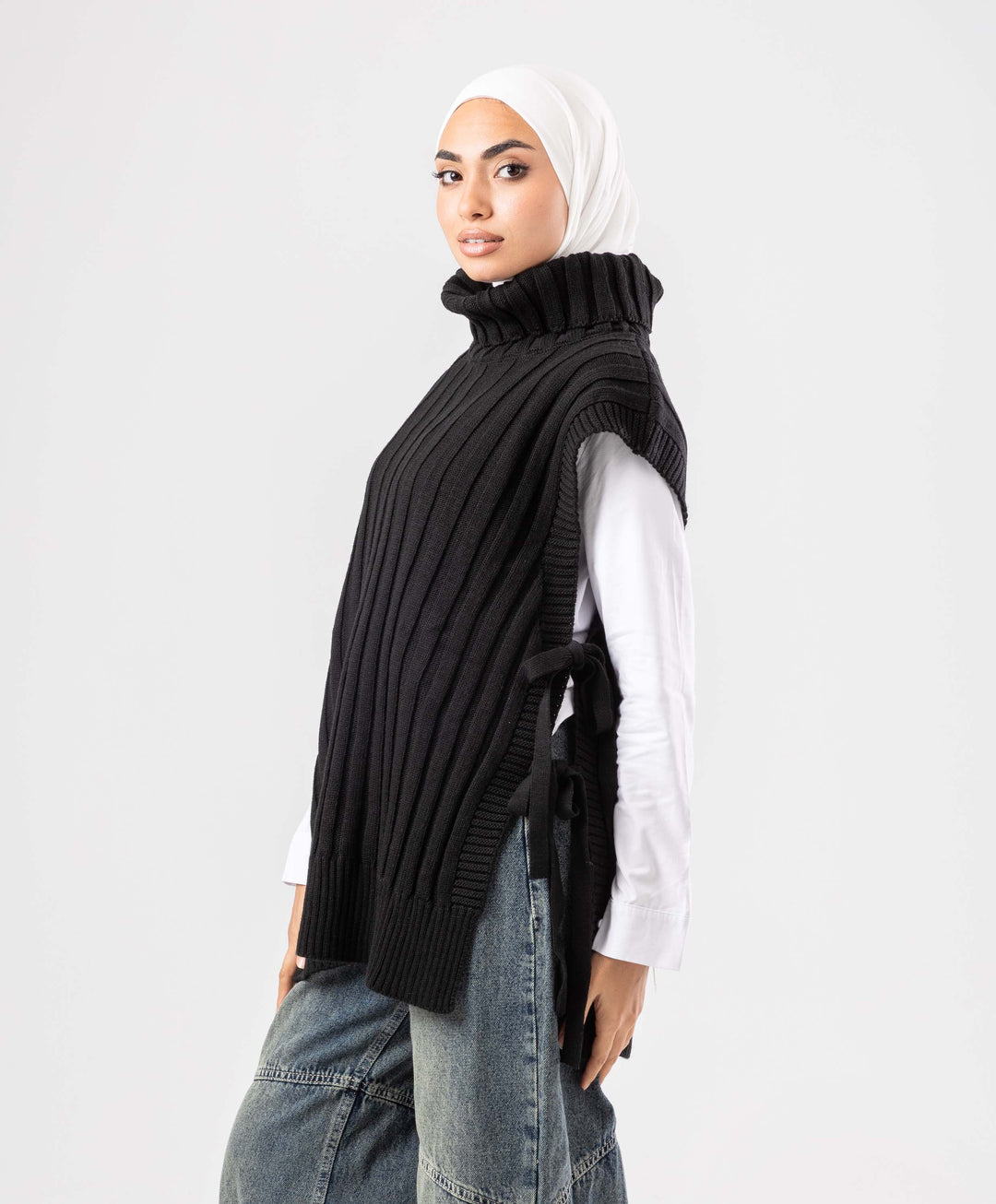 Slouchy Ribbed Vest