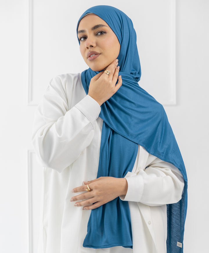Plain Cotton Lycra Scarf